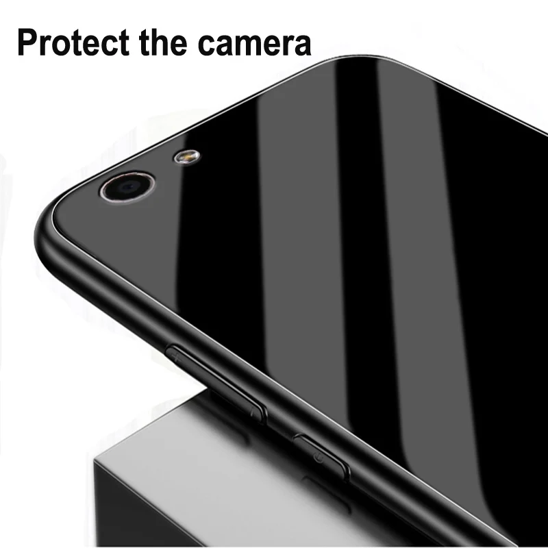Чехол для Oppo A59 чехол из закаленного стекла Жесткий 5 ''для A 59 роскошный мягкий