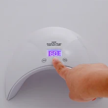 24 Вт авто сенсорный датчик УФ светодиодный светильник для ногтей быстрая УФ-лампа для сушки ногтей сушилка для всех гелей 365nm+ 405nm отверждения ногтей Гель-лак Инструменты для искусства
