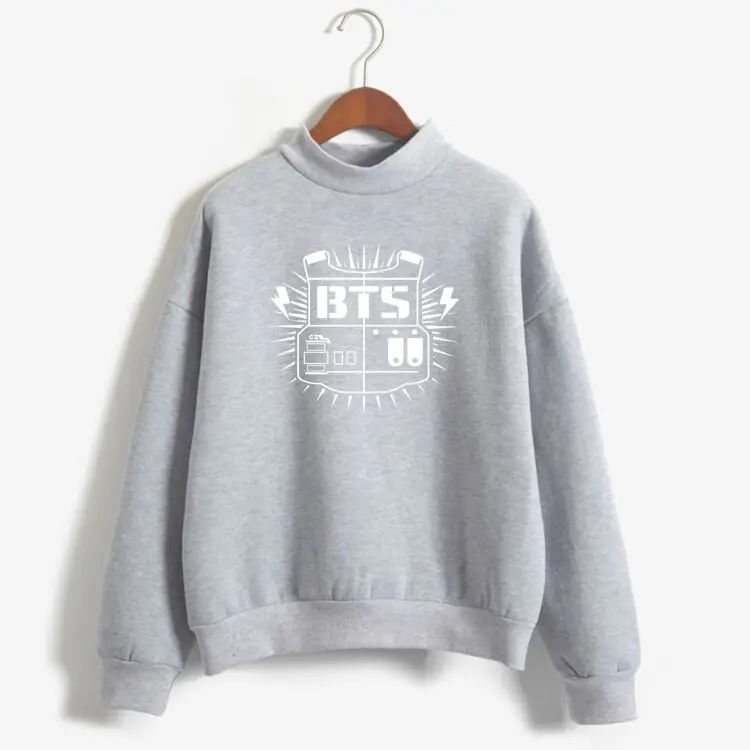 BTS 5Colors Korean Style K Pop Women Hoodies Sweatshirts Print Letter BTS Hoodies Outwear Hip-Hop Bangtan Boys Jimin Clothes Hoodies