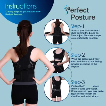 HOT Posture Corrector Back Pain Belt Shoulder Bandage Corset Lower Back Support Orthopedic Brace Scoliosis corrector de postura