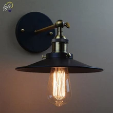 AC110-240V E27 ретро промышленный винтажный настенный светильник в американском стиле, настенный светильник для ресторана, кафе, бара, кабинета, домашнего декора