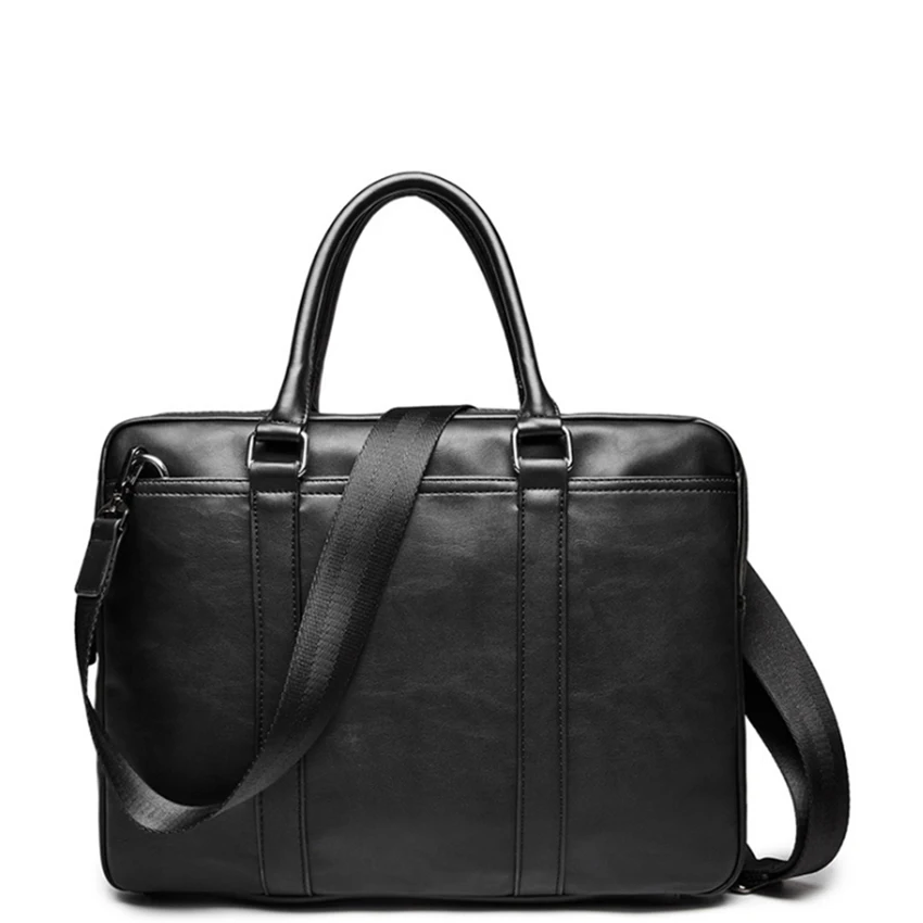 Ringed Penguin 2018 Men Business PU Briefcase Bag Luxury Leather Laptop Bag Shoulder Bag Bolsa Maleta Famous Brand Satchel Bag Ringed Penguin 2018 Men Business PU Briefcase Bag Luxury Leather Laptop Bag Shoulder Bag Bolsa Maleta Famous Brand Satchel Bag