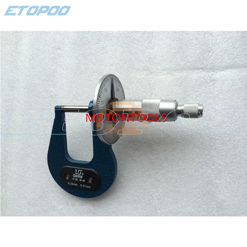 0 25mm 0.01MM Sheet metal micrometer Deep Throat Micrometer with dial 0