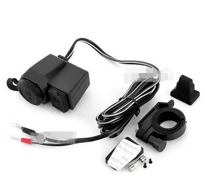 Perfect Hot Sale Electric Bicycle/Scooter 12V Power Port Integrative Outlet Socket 5V USB Charge Socket for GPS or Cellphone etc. 1