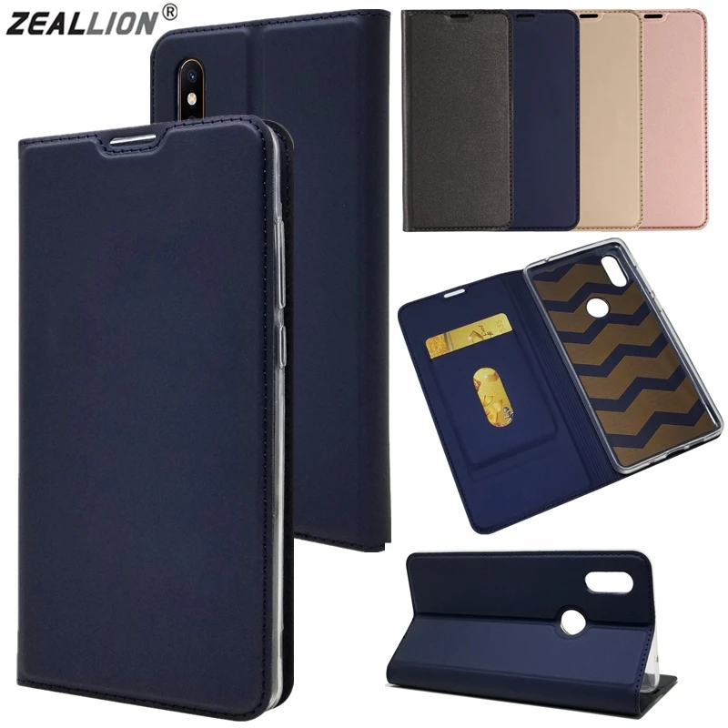 ZEALLION для Xiaomi Mi8 Mi9 Redmi 6 6A Note 4X 5 Pro 7 чехол с магнитным напряжением кожаный флип