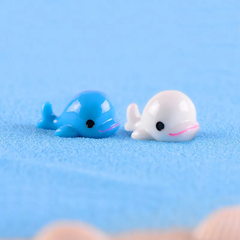 

8pcs Mini Dolphins Animals Dollhouse Micro Fairy Decor DIY Accessories