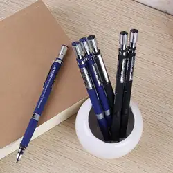 Новый 2B 2,0 мм синий черный привести держатель ручки механические карандаши чертеж чертежа карандаш для эскизов школы и офиса питания