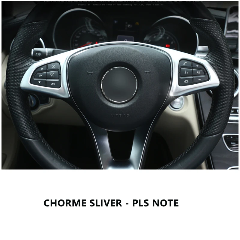 Чехол для руля Mercedes Benz C E GLC CLA Class W205 W213 X253|Лепнина интерьера| |