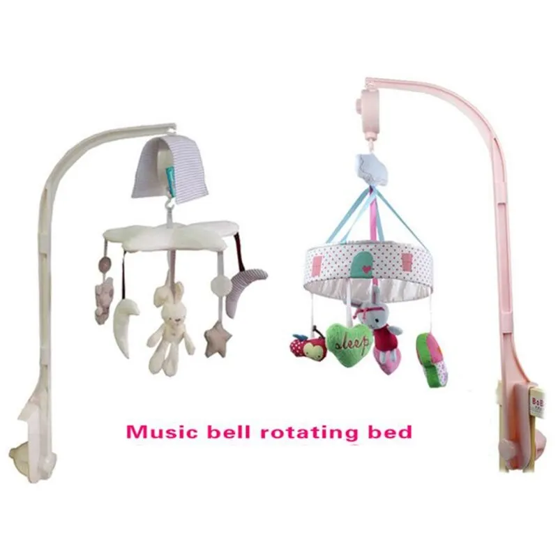 Songs Musical Mobile Baby Crib Rotating Music Box Lovely Pink Or White
