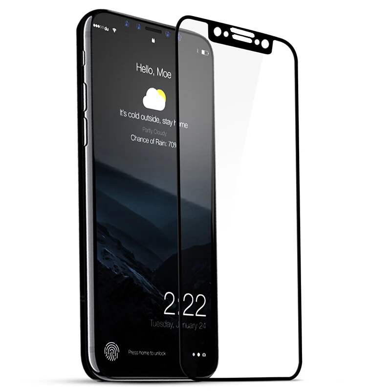 WITWITACE 0.2MM Glass For iPhone X Screen Protector Tempered Glass