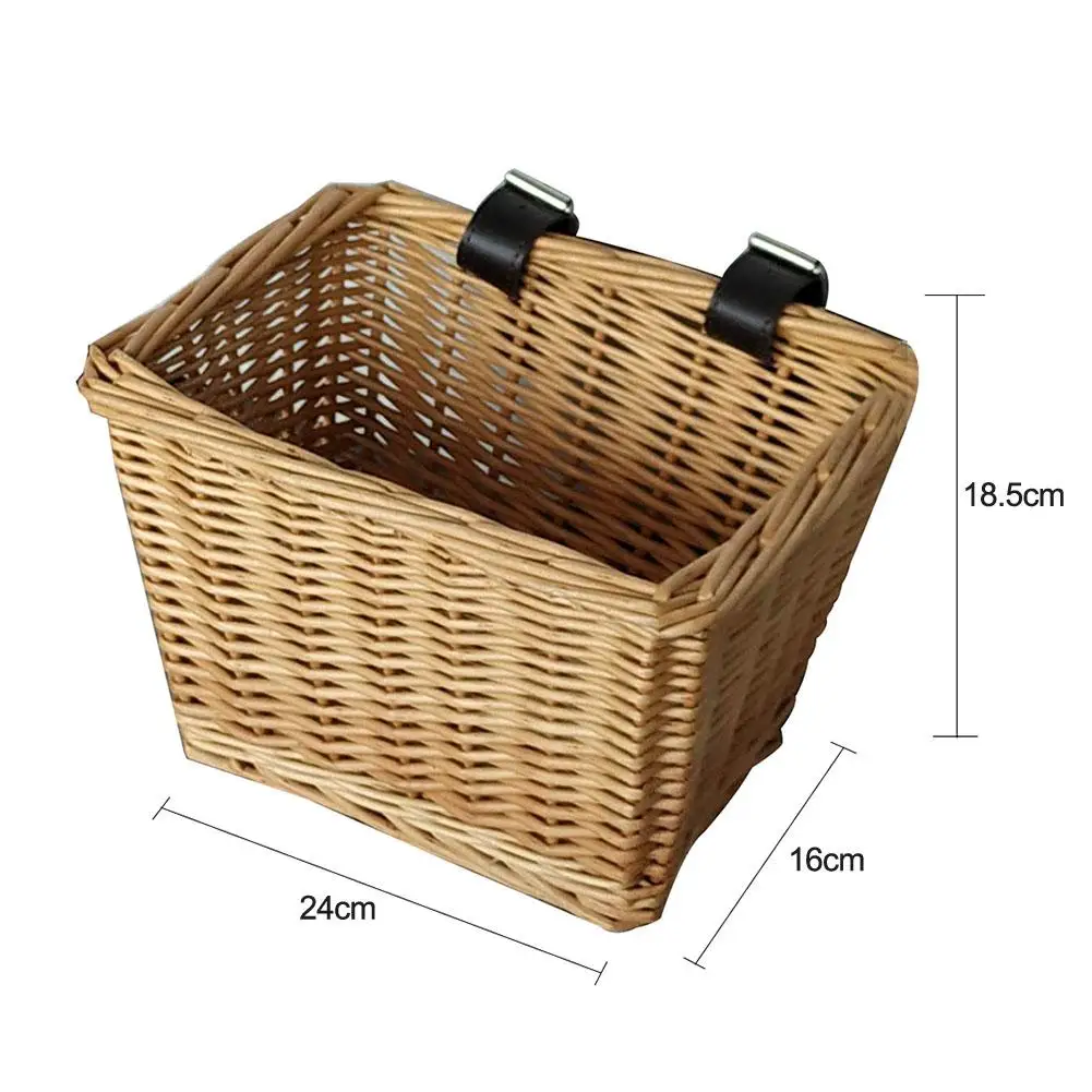 Best Bike Organizer Rattan Baskets Outdoor Bicycle Basket Environmentally Friendly Handwoven Willow Square Bicycle Storage Basket 3 Best Bike Organizer Rattan Baskets Outdoor Bicycle Basket Environmentally Friendly Handwoven Willow Square Bicycle Storage Basket 3