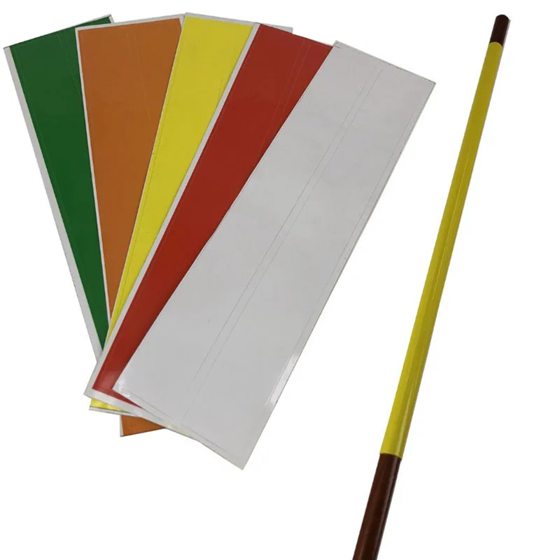 

12pcs Archery Arrow Paper Sticker Paster Wraps for Arrow Shaft Colorful Stickers DIY Arrow Hunting