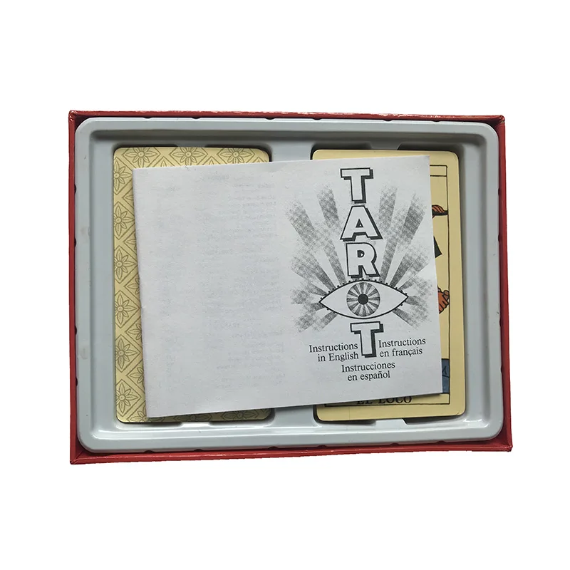 SPANISH Tarot Board Game 78+22 PCS//Set Cards Game Tarot Game with English//French