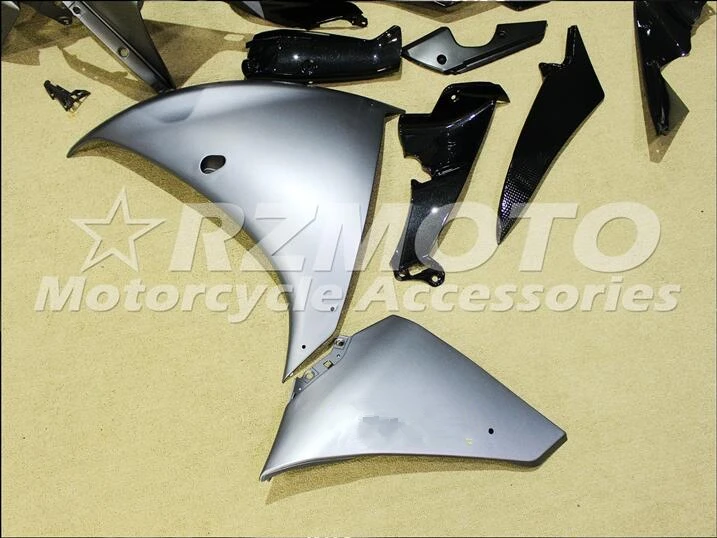 Мотоциклетный обтекатель abs для YAMAHA YZF-R1 13 14 YZF1000 2013- впрыска bodywor Великолепный серебряный и черный ACE № 642