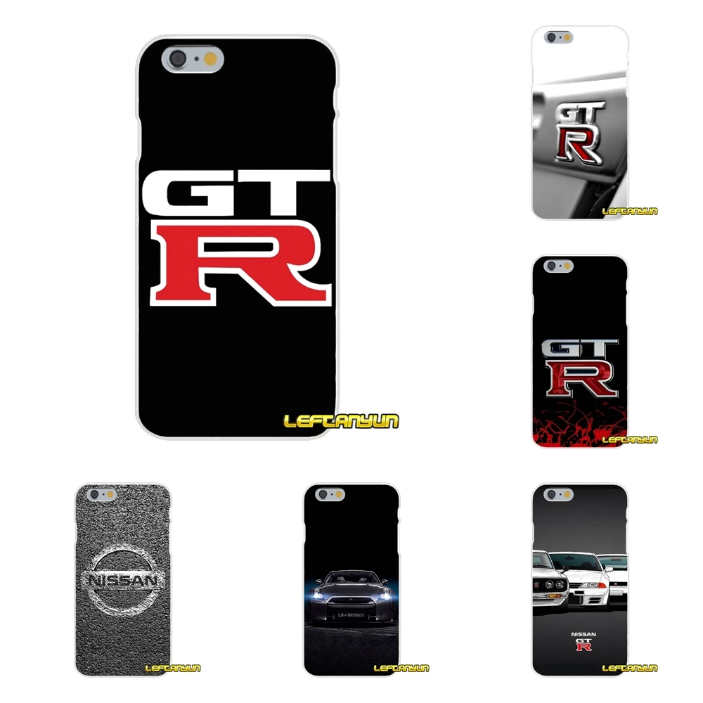 

car NISSAN GTR Soft Silicone phone Case For iPhone X 4 4S 5 5S 5C SE 6 6S 7 8 Plus