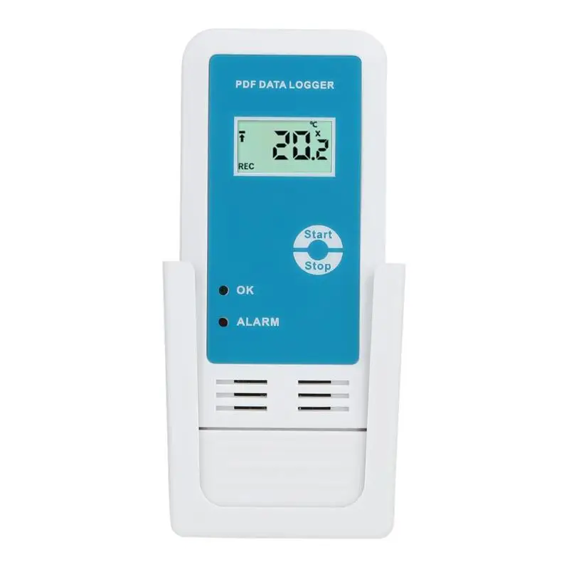 

1PCS LCD Digital PDF Temperature Humidity Recorder Waterproof USB Data Logger Convenient Temperature Sensor Humidity Meter Gauge