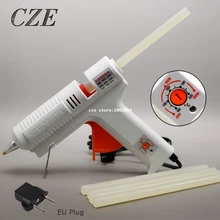 Free Shipping 220v 40-150w Hot Melt Glue Gun Temperature Adjustable Repair Kit Tools with 5 Pcs Glue Sticks