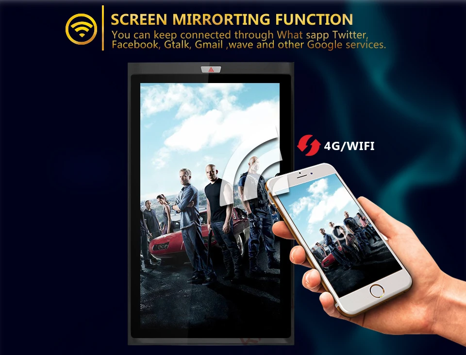 Flash Deal KiriNavi 17" Touch Display Android For FORD expedition Car Radio MP5 Audio GPS Navigation Monitor Multimedia Play 5