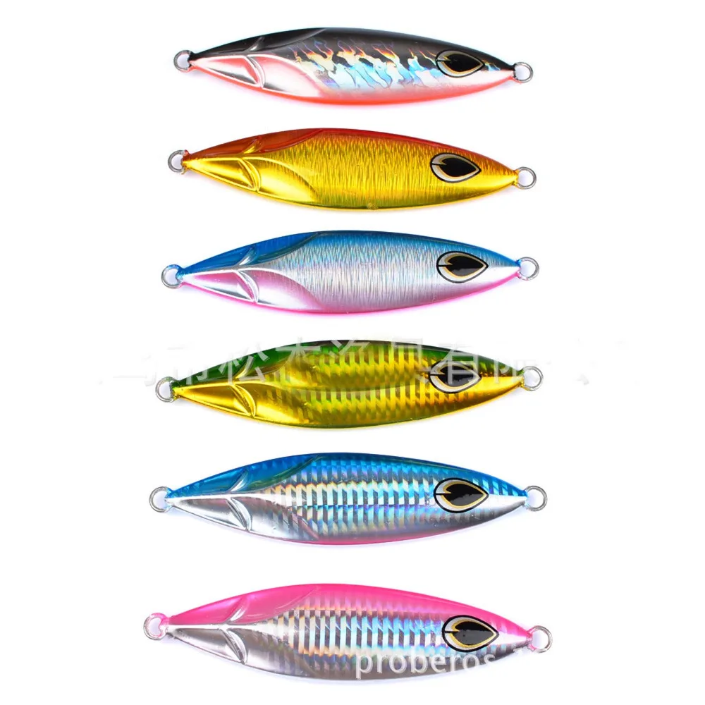 5PCS Deep sea Jigging Fishing Ocean Boat Slow Jig Jigbait Spoon Lure baits 180g