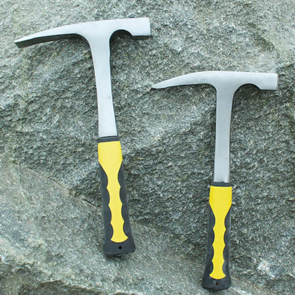 

2 Types Carbon Steel Geological Hammer Outdoor Geology Exploration Teaching Tool Multifuction Hand Tools Shock Rock Reduction