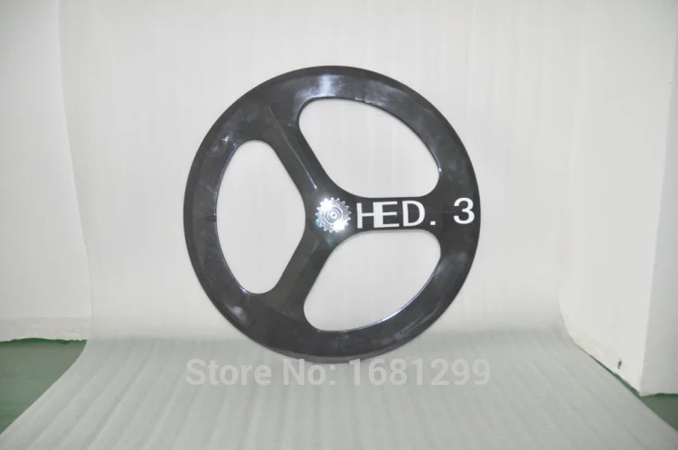 Discount 1Pcs New 700C 3 spokes and clincher rim integrated Road Track Fixed Gear bicycle 3K UD 12K full carbon bike wheelsets Free ship 1 Discount 1Pcs New 700C 3 spokes and clincher rim integrated Road Track Fixed Gear bicycle 3K UD 12K full carbon bike wheelsets Free ship 1
