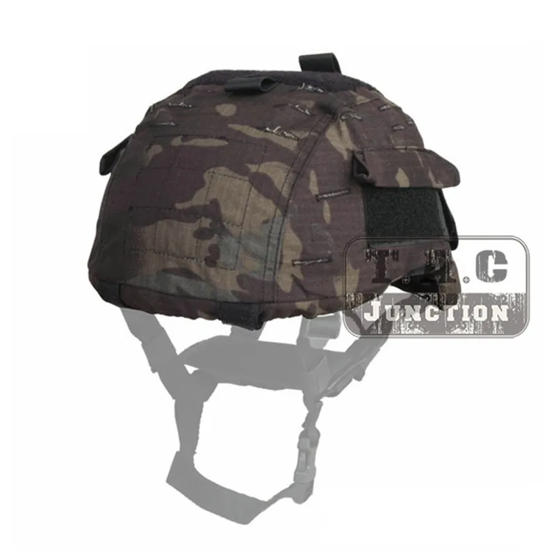 Emerson тактический военный Стиль Боевой ACH MICH Шлем Обложка для ACH MICH TC-2001 защитный боевой шлем серии w/крюк и петля - Цвет: MCBK