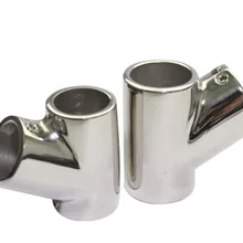 Морская Лодка 316 нержавеющая сталь ручная направляющая фитинг 60 градусов Т-образное сочленение 7/8 дюймов 22 мм трубка