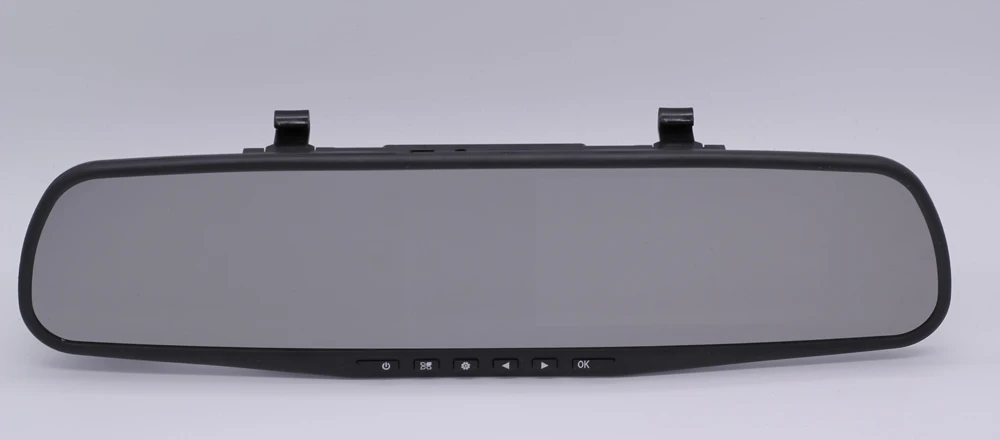 Автомобильный видеорегистратор с двумя объективами, автомобильная камера Full HD 1080 P, 4,3 дюймов, видео регистратор, зеркало заднего вида с видеорегистратором заднего вида, видеорегистратор, Автомобильный регистратор