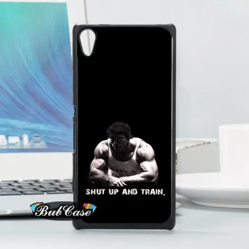 Заткнись и поезд цитата чехол для Sony Xperia Z5 Z4 Z3 компактный Z2 Z1 Z T3 T2 с3 с M4 M2 SP|case for htc