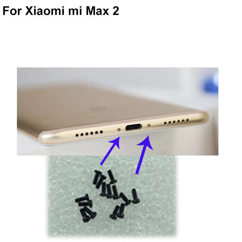 2 шт. винты для док станции Xiaomi Mi Max с винтами мобильных телефонов Max2|Комплекты