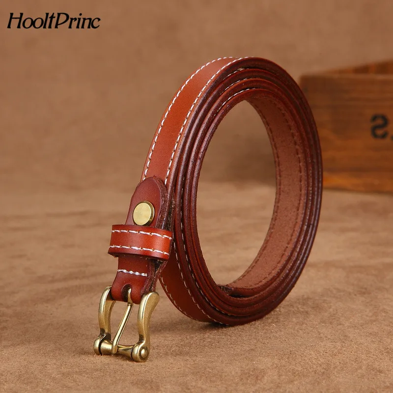 HooltPrinc Hot Sale Good Quality Women Belt Cow Genuine Leather Female Waist Strap Pin Buckle Fashion Waistband Free Shipping