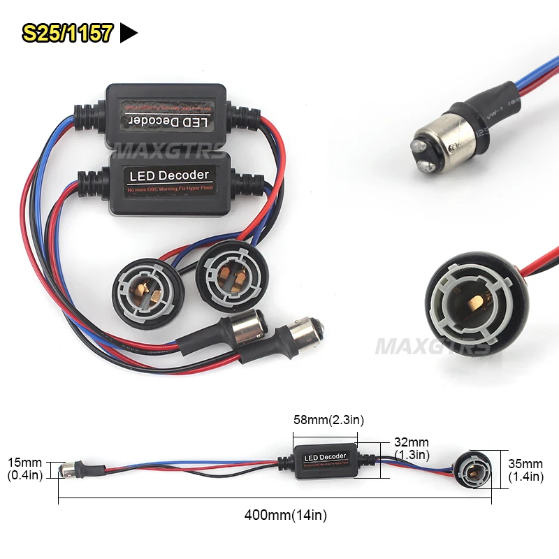 2X T10 W5W 1156 1157 BAY15D/P21/5W Предупреждение ждающий безошибочный подавитель резистор с