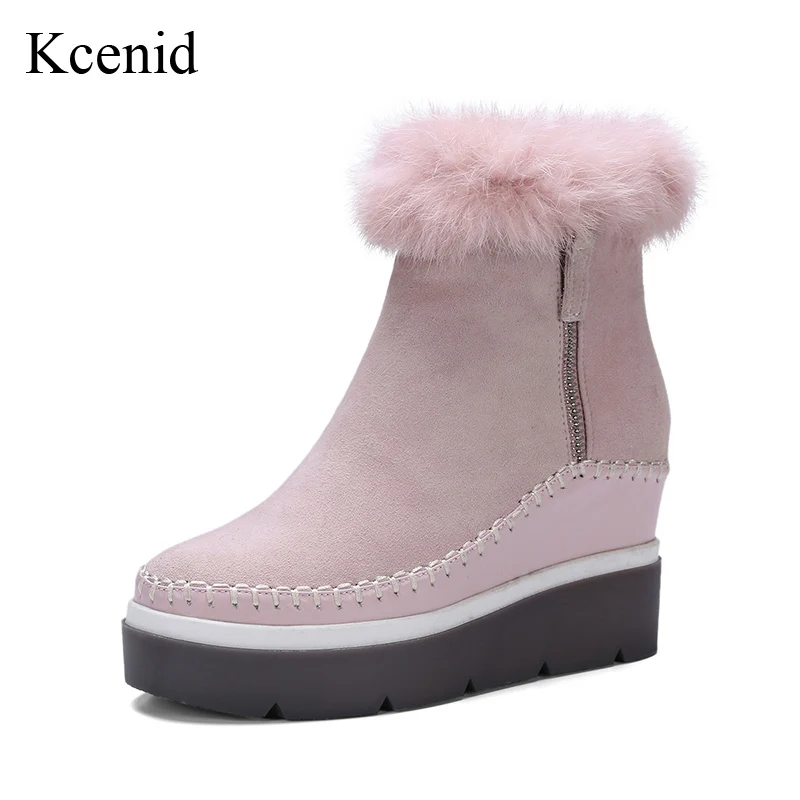 Mode 67 Frauen Damen Stiefel Schuhe Plattform kcenid Neue Winter Reißverschluss Us54 Stiefeletten Seitlichem 2018 Nerz 34Off Rosa Für Öffnung fy6b7g