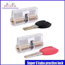 Новейший Cutaway внутренний вид сложная практика супер Каба C прозрачный висячий замок тренировочный мастерство выбрать навесной замок для слесаря
