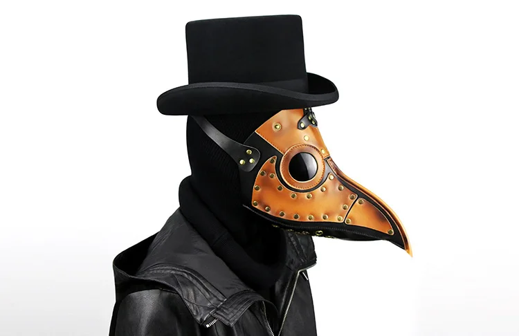 Маскарадные маски маска на Хэллоуин панк ПУ птица клюв Вечерние Маски Хэллоуин косплей реквизит