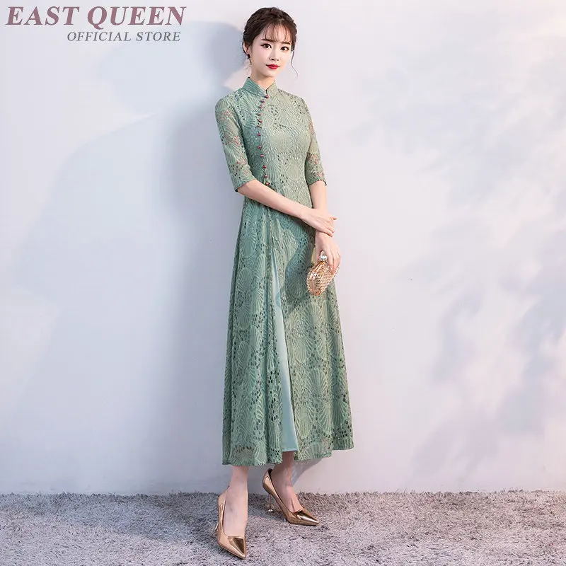 Qipao Традиционный китайский oriental платье женщины cheongsam пикантные современные китайское платье qi pao женские платье в азиатском стиле KK2114 Y