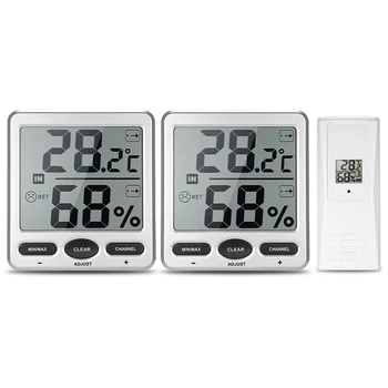 

Ts-Ws-07-C2 Lcd Digital Thermometer Hygrometer Home Temperature Meter Outdoor Wireless Weather Station 8 Channel Humidity Temp