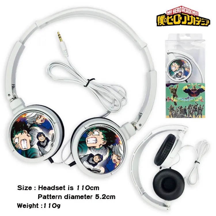 My Hero Academia Midoriya Izuku Headphones Foldable Bluetooth Headset