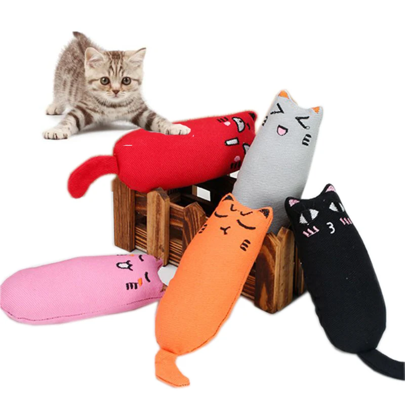 

Interactive Cat Toy Mint Stuffed Cat Shape Sisal Hemp Cats Scratch Board Scratching Post Products Pet Supplies