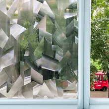 Ширина 90 см витражные домашние декоративные оконные пленки, статические самоклеющиеся стеклянные наклейки, теплоизоляционные виниловые наклейки