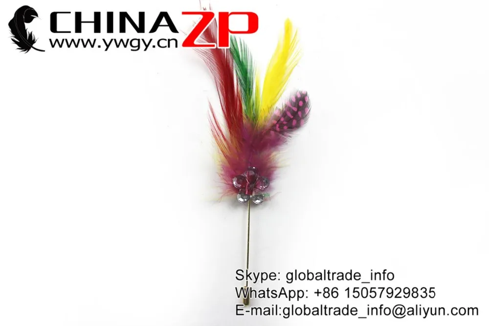 Handmade Feathers Brooch Pin  (142)