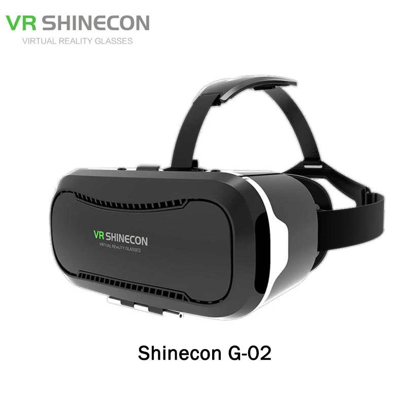 VR Shinecon II 2.0 Helmet Cardboard Virtual Reality Glasses Mobile Phone 3D Video Movie for 4.7-6.0 Smartphone with Gamepad