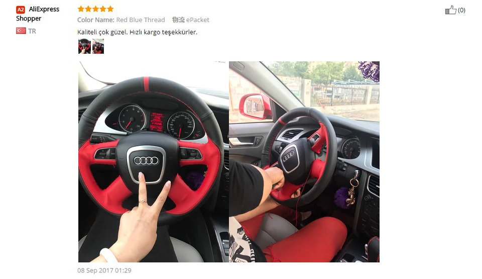 Автомобильный чехол из натуральной кожи для audi a5 sportback a3 8 P Q3 Q5 Q7 A4 A6 рулевое колесо автомобильные аксессуары