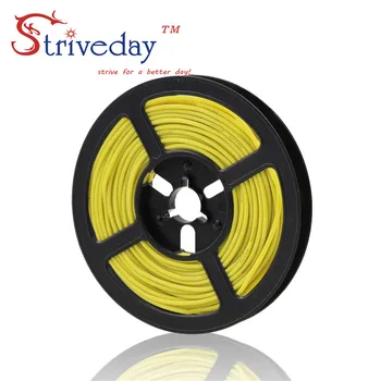 

20 meters/roll 65.6ft 24AWG Flexible Silicone Rubber Wire Tinned Copper line DIY with 10 colors to choose from