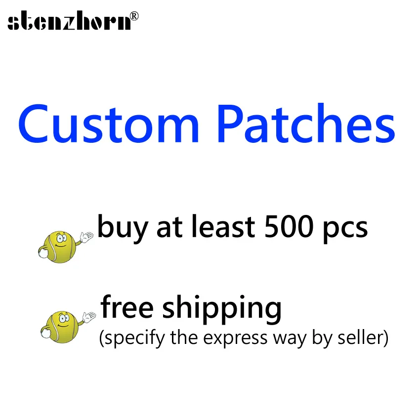 

(100 PCS) patches Custom product for iron on or heat transfer