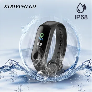 

M3 Smart Bracelet Blood Pressure Fitness Tracker Heart Rate Monitor Smart Band Sport For Android IOS PK PK M2 M3 TW64 ID115 F1