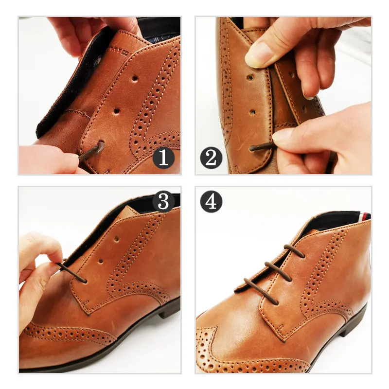 Кожаные туфли силиконовые шнурки для обуви 12 шт./компл. 3 Размеры Для мужчин Для женщин резиновые ленивые шнурки без завязок; эластичные Off White чёрный; коричневый