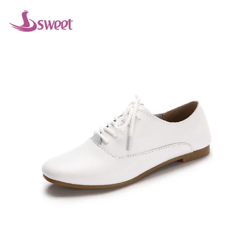 Punta Básico Marca Redonda Encaje Primavera otoño Mujer Zapatos Microfibra Roma Dulce Leisurec2 Pisos De Sólido vqdqY