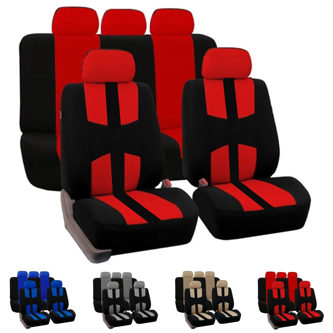Dewtreetali Front Rear Car Seat Cover Universal Car Seat Protector Four Seasons font b Interior b