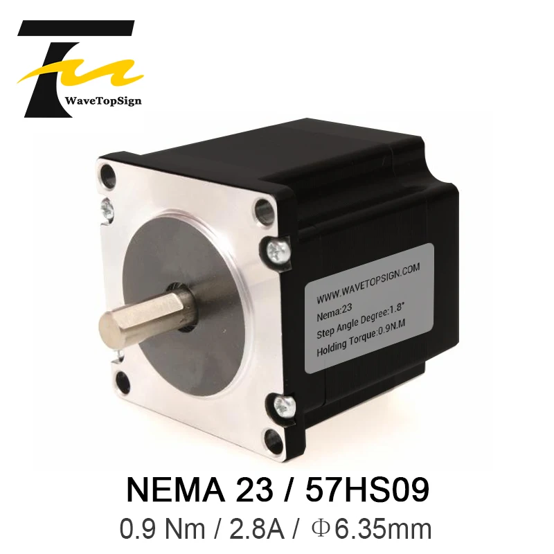 Двухфазный шаговый электродвигатель Leadshine 57HS09 NEMA23 с крутящим моментом 0 9 нм 4